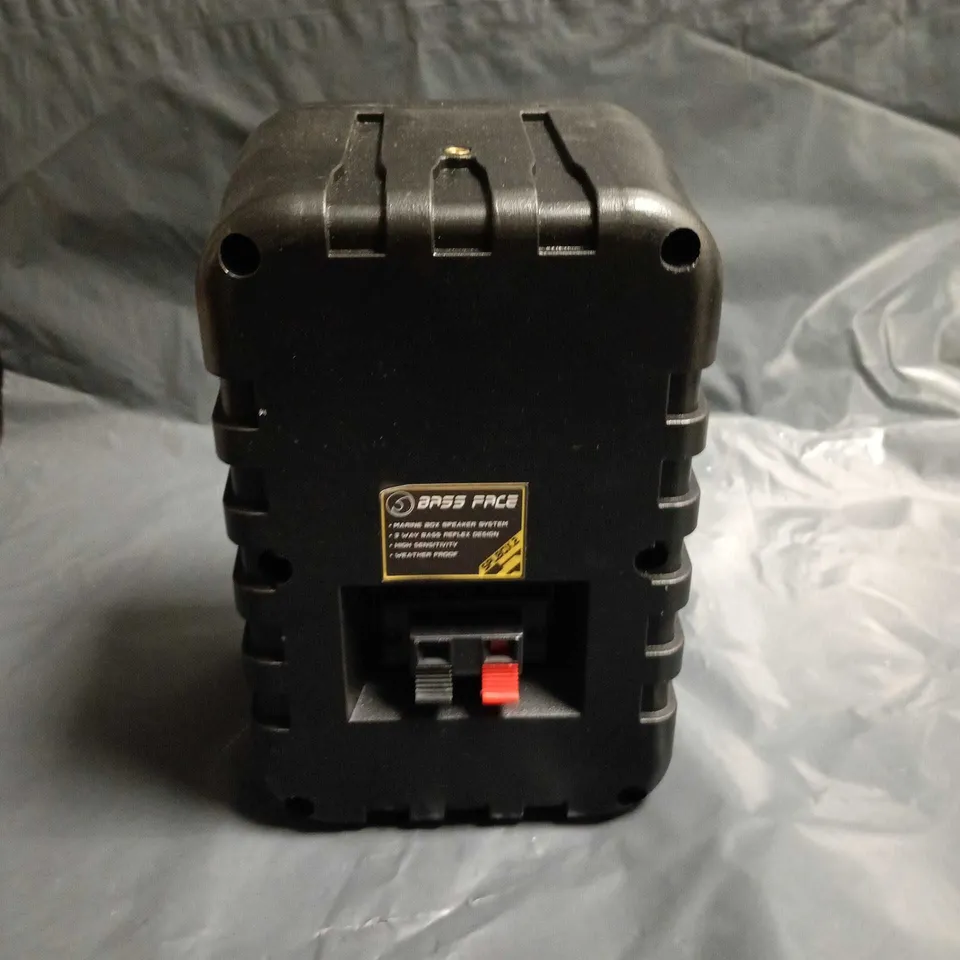 BASS FACE BLACK PORTABLE SPEAKER SYSTEM – COMPACT PA/HI-FI STYLE