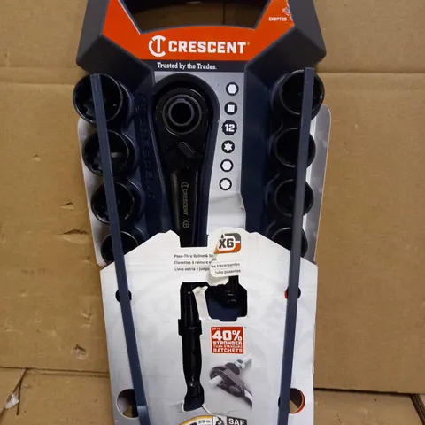 CRESCENT CX6PT20 PASS-THRU SPLINE & SOCKET SET