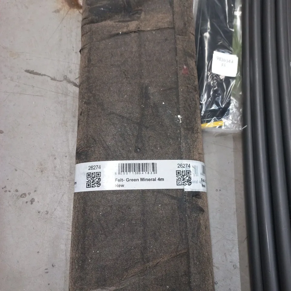 large quantity of assorted poles, rods, tools fittings and trims to include greenmineral 4m, drain rod set and broom poles
