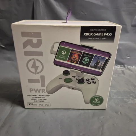 RIOT PWR LIGHTNING CONNECTED CONTROLLER - MADE FOR IPHONE