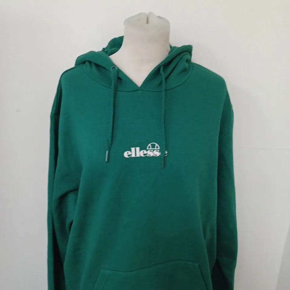 ELLESSE CASUAL HOODIE IN GREEN SIZE 16