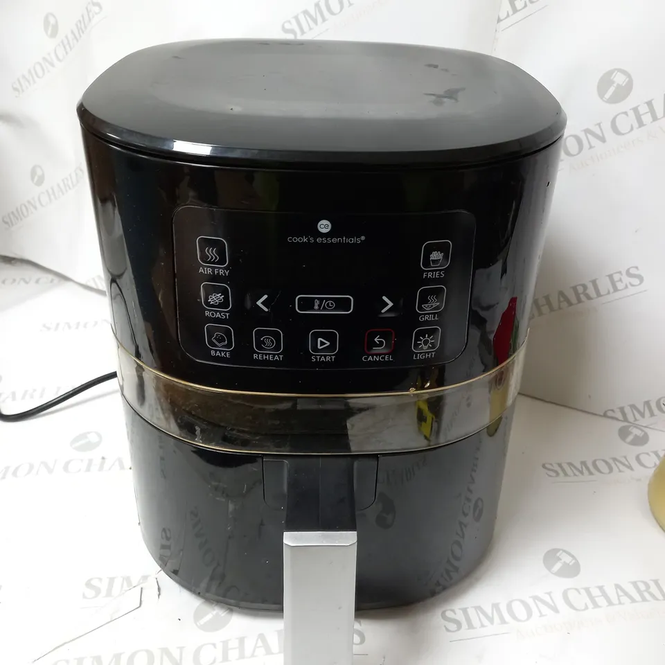 COOK'S ESSENTIALS AIR FRYER - BLACK
