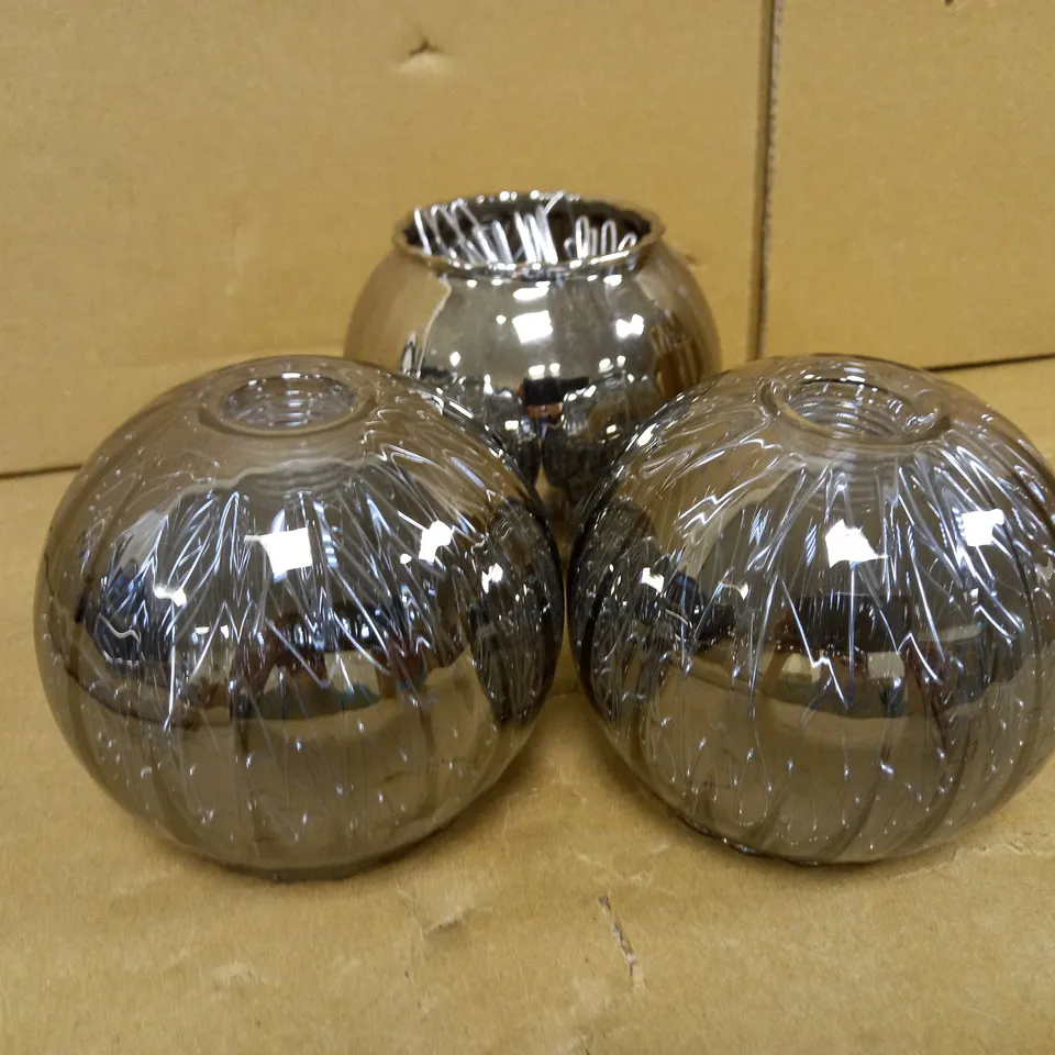 BAY LIGHTING CHASE 3-LIGHT SEMI-FLUSH CHROME CEILING LIGHT