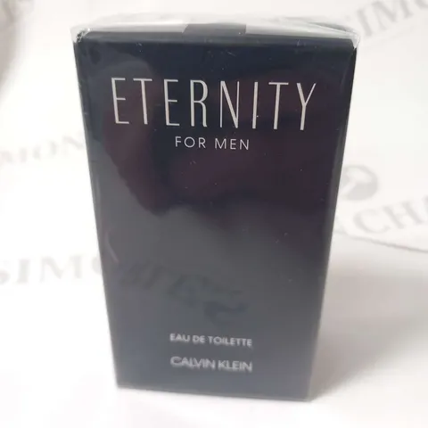 BOXED AND SEALED CALVIN KLEIN ETERNITY FOR MEN EAU DE TOILETTE SPRAY 50ML