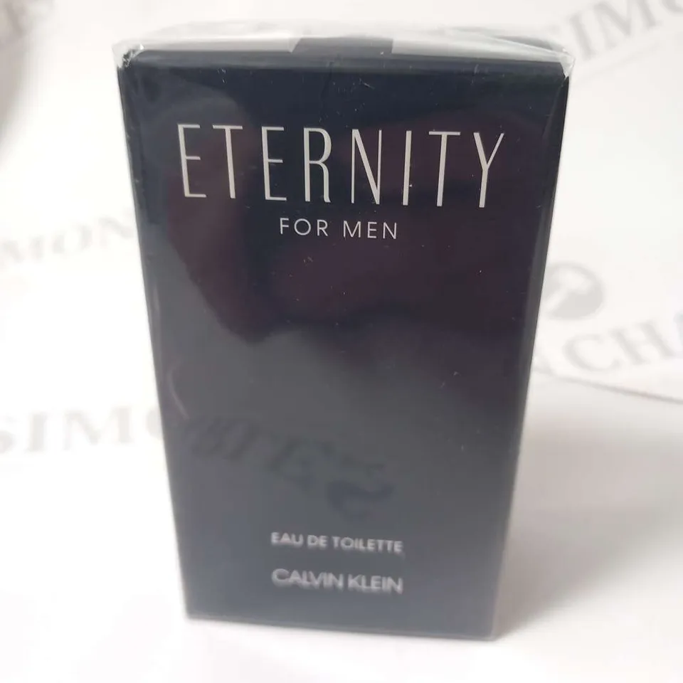 BOXED AND SEALED CALVIN KLEIN ETERNITY FOR MEN EAU DE TOILETTE SPRAY 50ML
