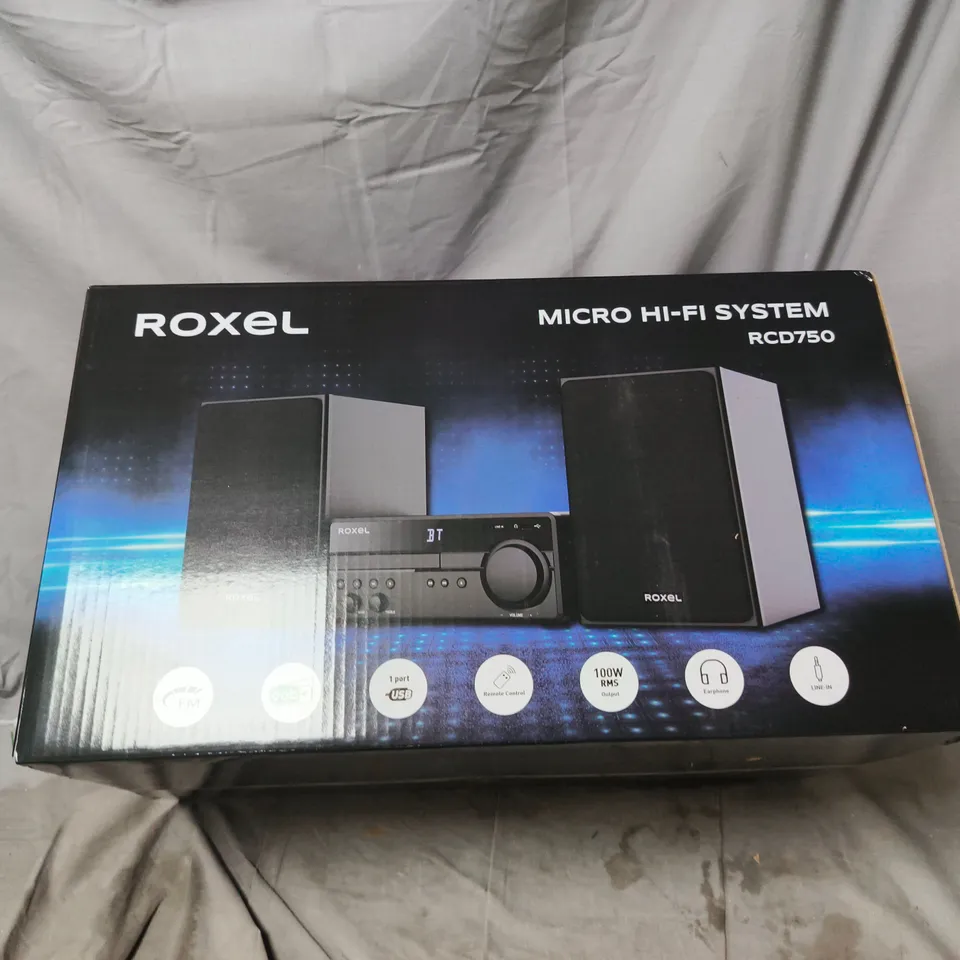 ROXEL MICRO HI-FI SYSTEM RCD750 – BOXED