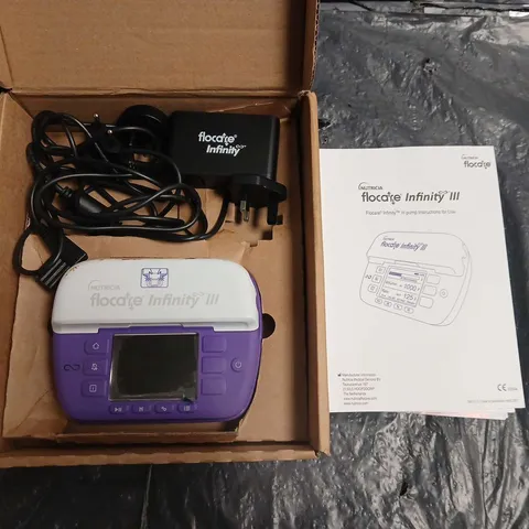 NUTRICIA FLOCARE INFINITY III ENTERAL FEEDING PUMP – PURPLE (WITH POWER ADAPTOR & MANUAL)