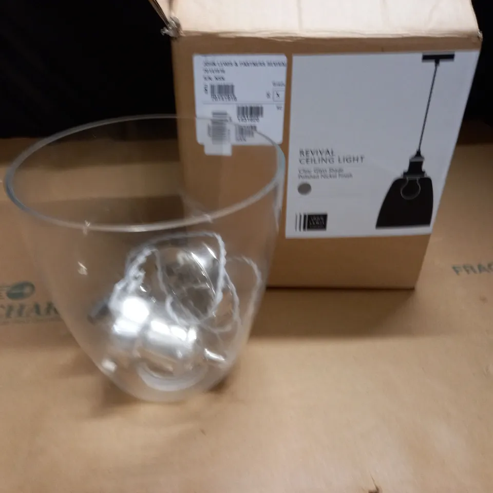 JOHN LEWIS REVIVAL CEILING LIGHT