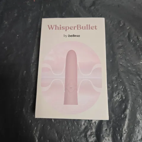 WHISPERBULLET BY BELLESA – PINK BULLET VIBRATOR (USB RECHARGEABLE) BOXED