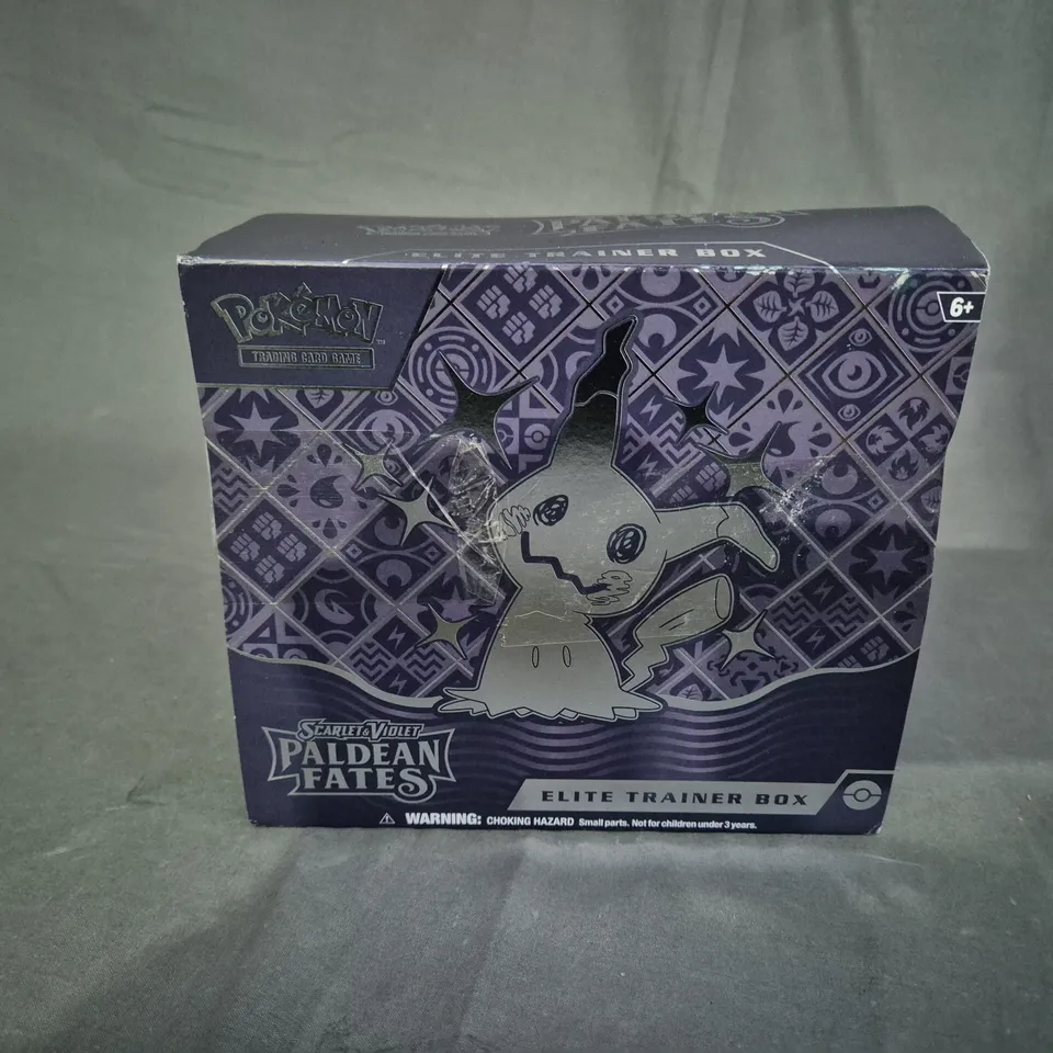 POKEMON TRADING CARD GAME - SCARLET AND VIOLET PALDEAN FATES ELITE TRAINER BOX 