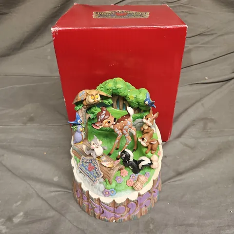 BOXED DISNEY TRADITIONS FOREST FRIENDS HANDPAINTED FIGUIRINE