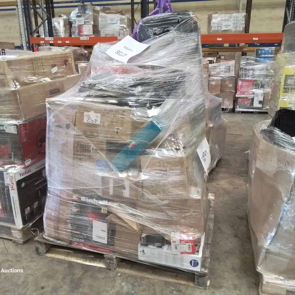 PALLET OF APPROXIMATELY 37 UNPROCESSED RAW RETURN HOUSEHOLD AND ELECTRICAL GOODS TO INCLUDE;