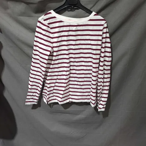 BODEN STRIPED LONG-SLEEVE TOP – UK 12