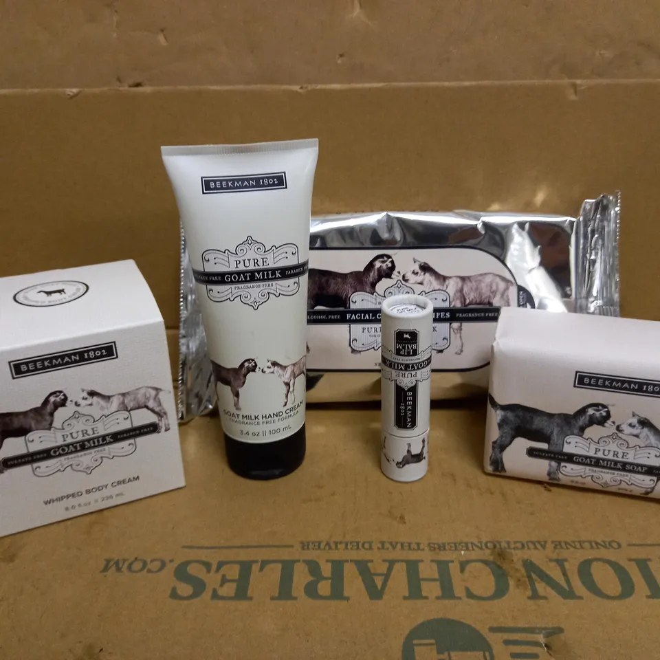BEEKMAN 1802 5 PIECE PURE GOAT MILK BATH AND BODY COLLECTION