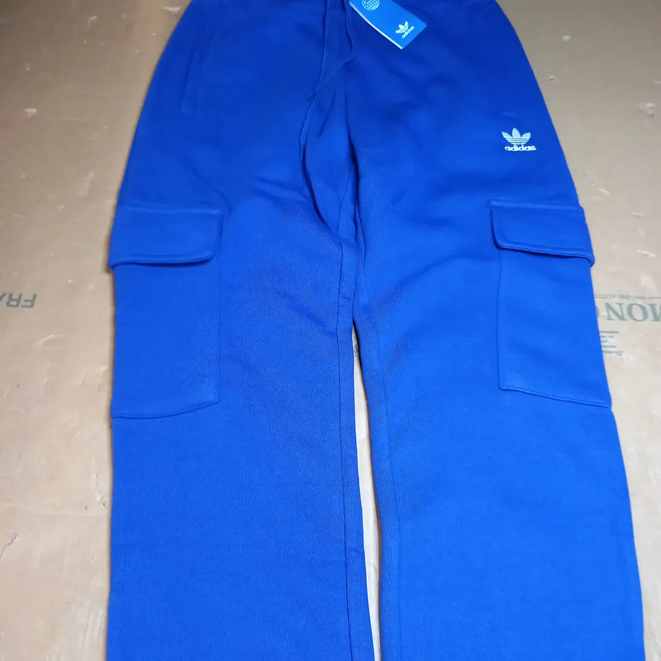 ADDIDAS JOGGERS IN NAVY BLUE SIZE S 