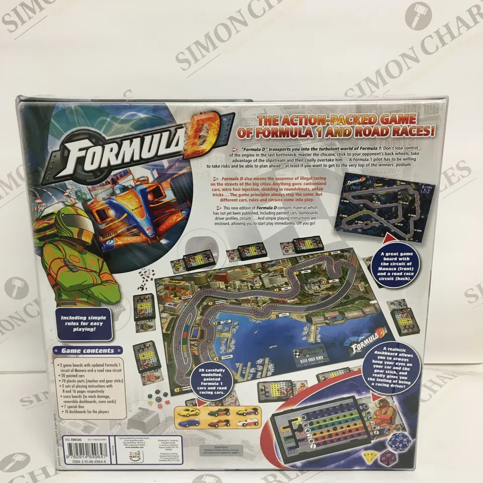 BOXED FORMULA-D GAME 