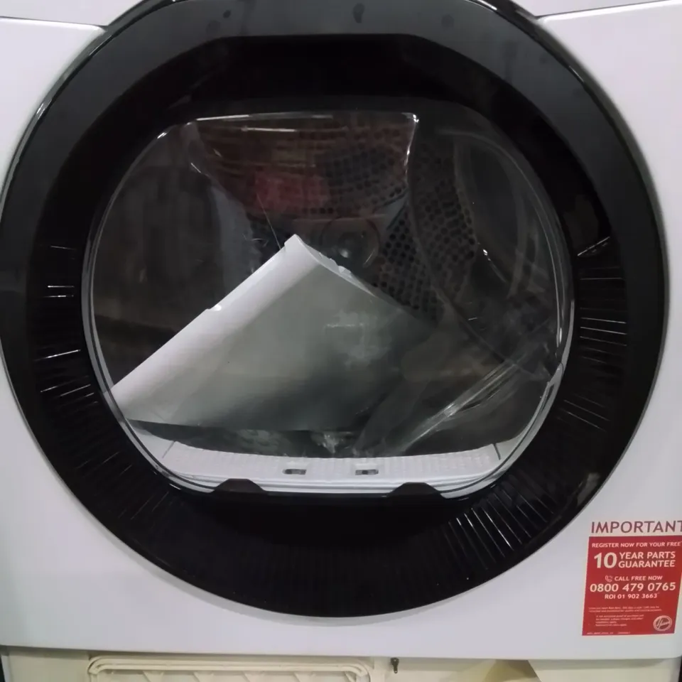 HOOVER HRE C9TBE-80 9KG CONDENSER TUMBLE DRYER - WHITE