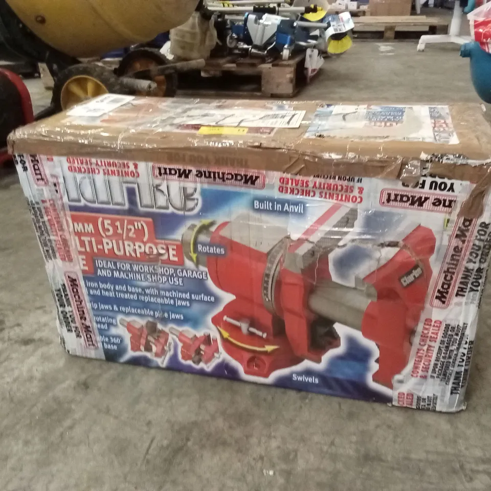 BOXED CLARKE CMV140 MULTI-PURPOSE CAST IRON VICE