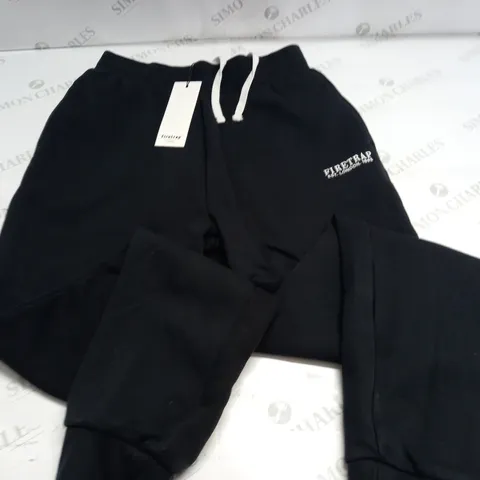 FIRETRAP BLACK JOGGERS - 12