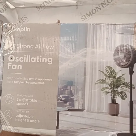 BOXED 10" OSCILLATING FAN