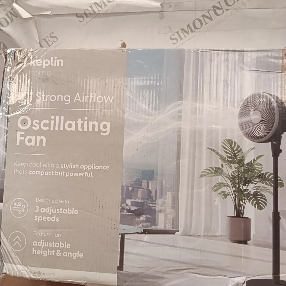 BOXED 10" OSCILLATING FAN