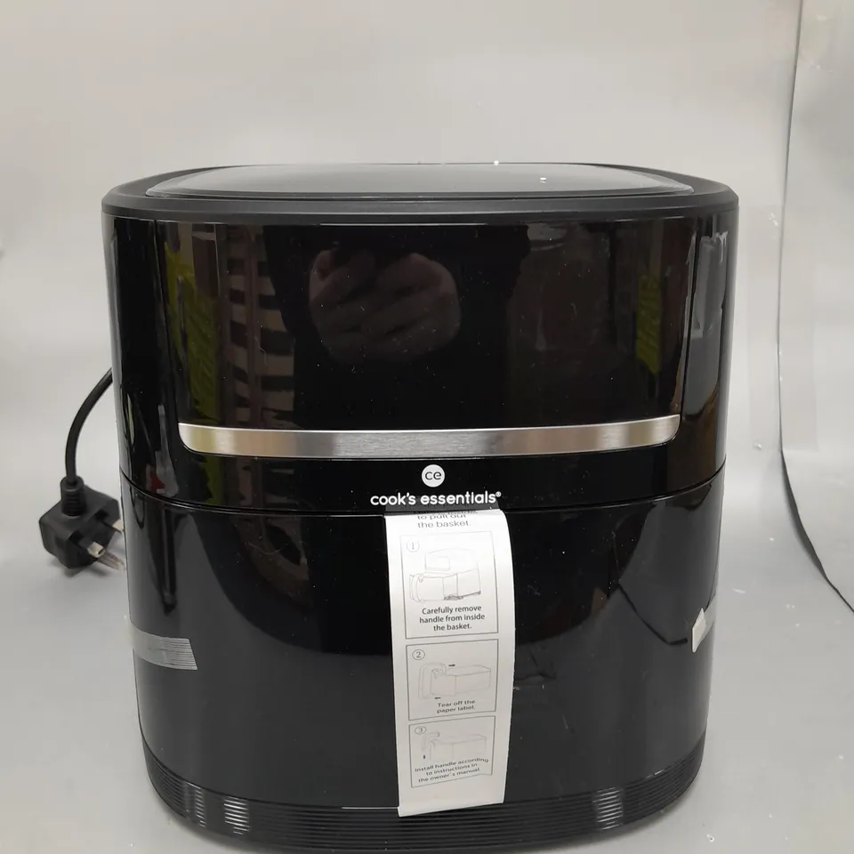 COOK'S ESSENTIALS 4L AIR FRYER IN BLACK