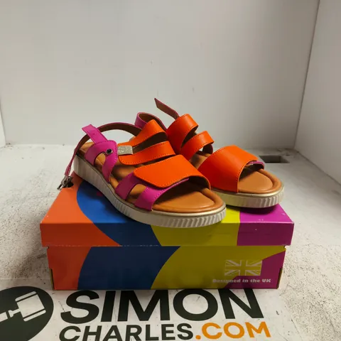 ADESSO WOMEN'S SANDALS – COLOURFUL STRAPPY SANDALS BOXED UK 7