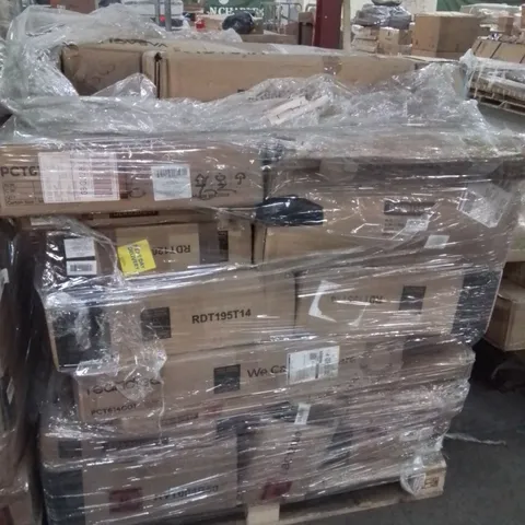 PALLET CONTAINING VARIOUS ASSORTED BOXED ITEMS TO INCLUDE: WASHBASIN CABINET, TV STAND, CAT TREE ECT.