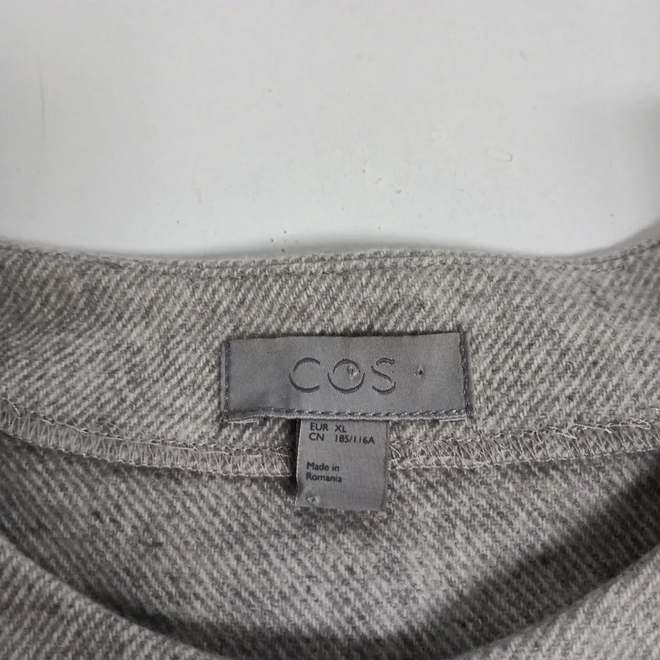 COS GREY KNIT JUMPER – EUR XL (CN 185/116A) MADE IN ROMANIA