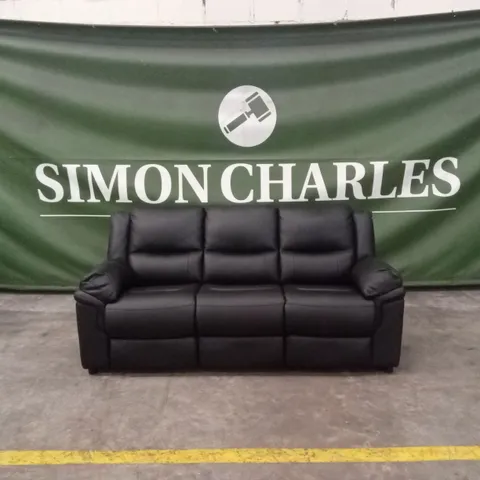 ALBION LUXURY FAUX LEATHER HIGH BACK 3 SEATER SOFA