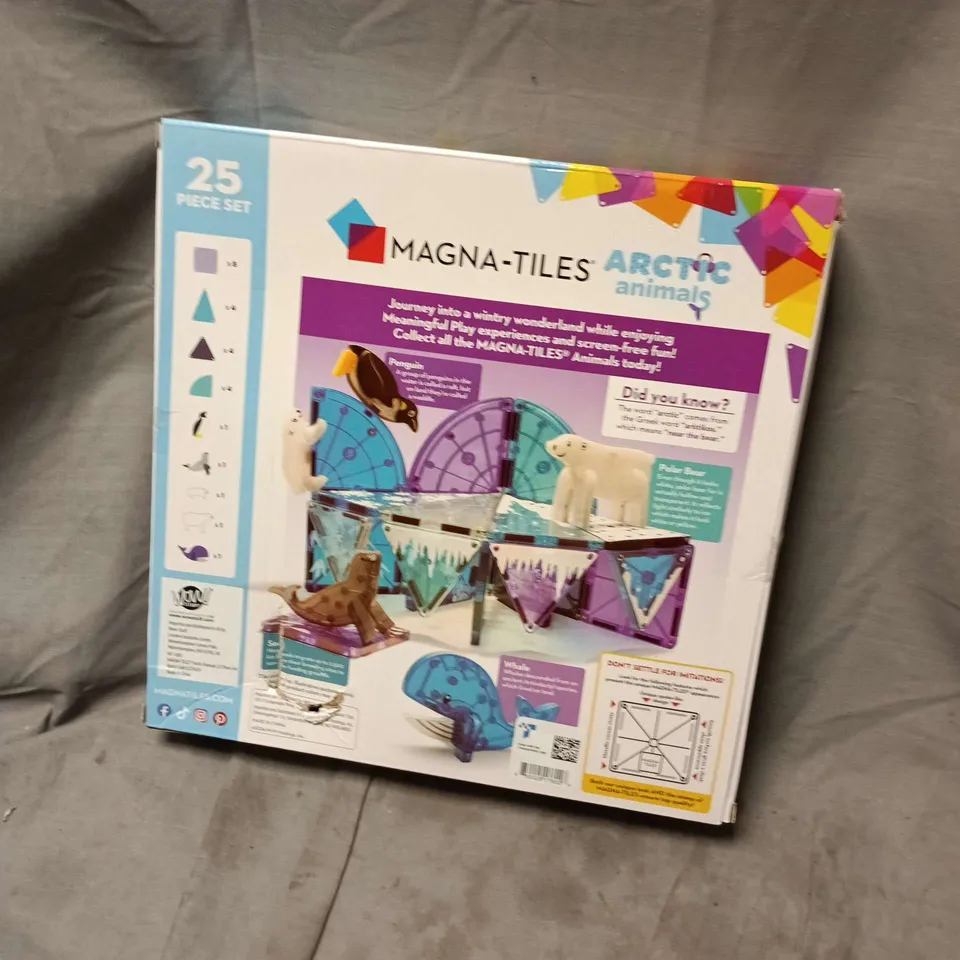 MAGNA-TILES ARCTIC ANIMALS 25-PIECE SET – BOXED
