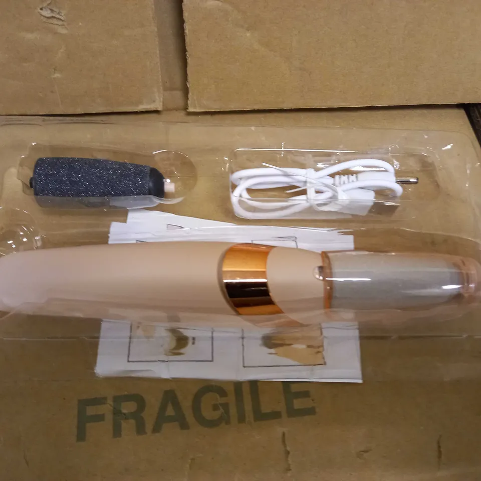 FINISHING TOUCH FLAWLESS PEDI - RECHARGEABLE ELECTRIC CALLUS REMOVER TOOL