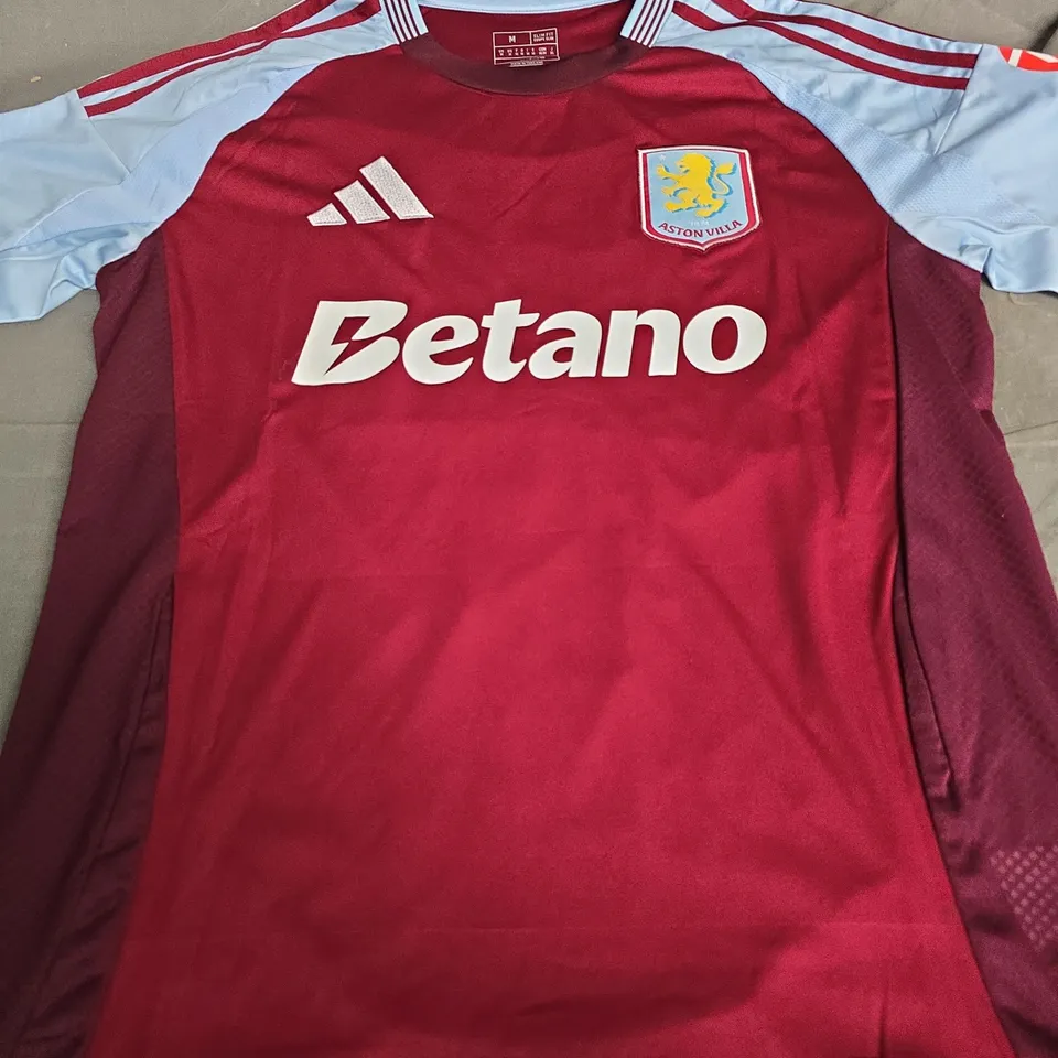 ADIDAS ASTON VILLA FC HOME SHIRT – SIZE M - OZZY1