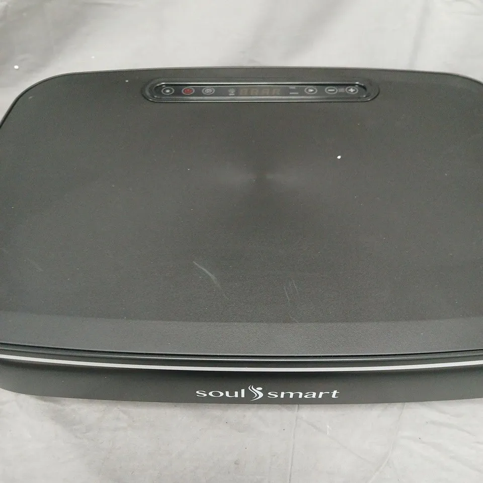 SOULSMART BLACK HOME APPLIANCE WITH FRONT CONTROL PANEL VIBRATING FITNESS PLATFORM