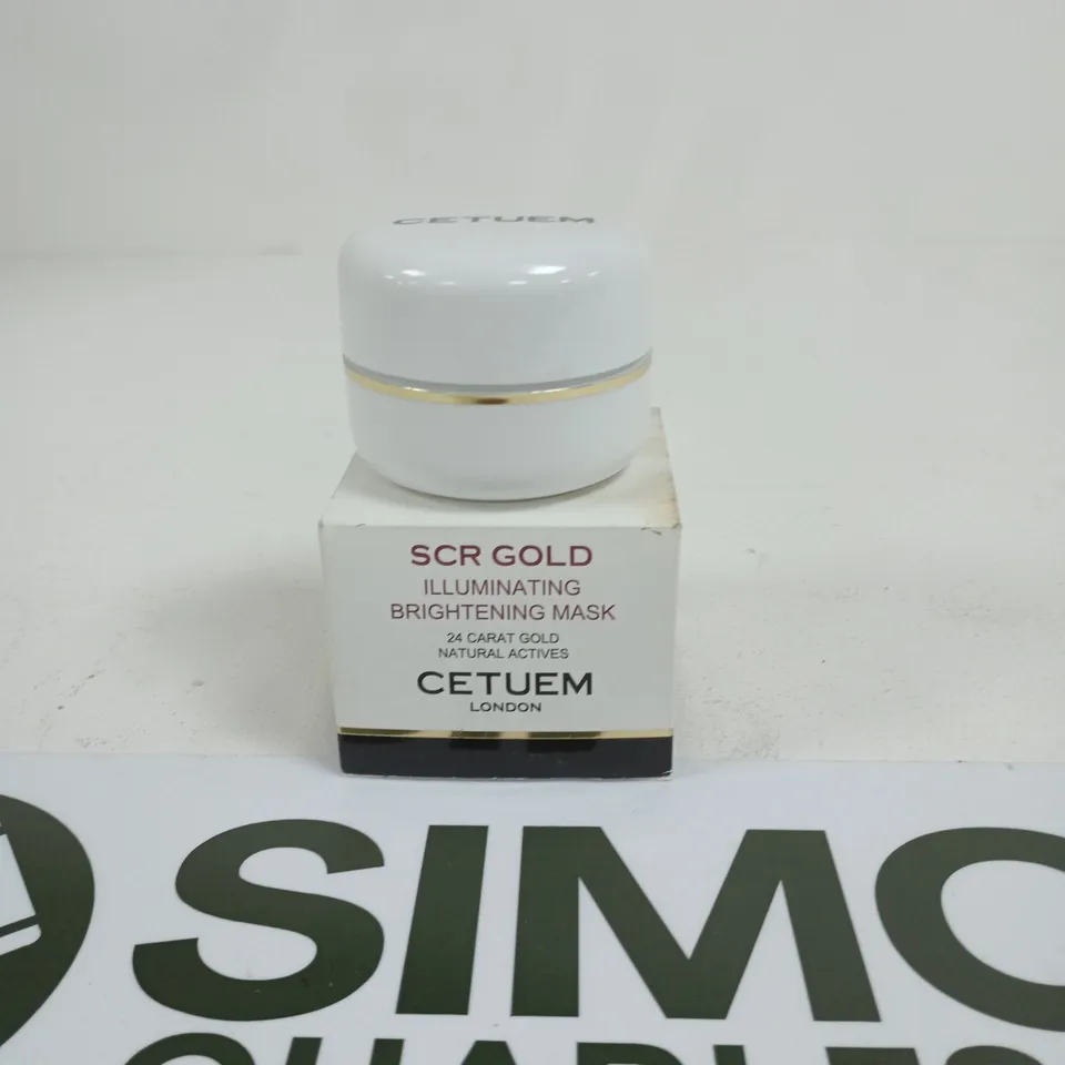 CETUEM LONDON SCR GOLD ILLUMINATING BRIGHTENING MASK 50ML
