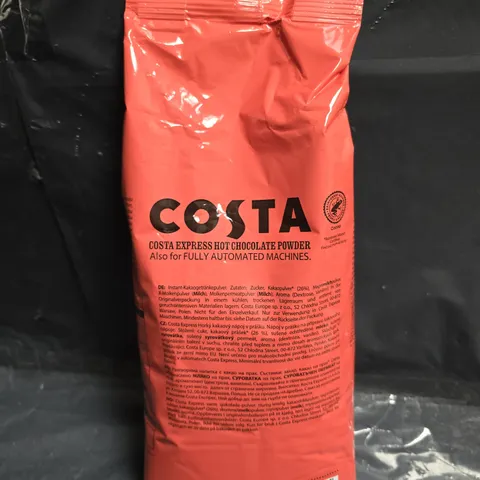 COSTA EXPRESS HOT CHOCOLATE POWDER 1KG - X10 BAGS