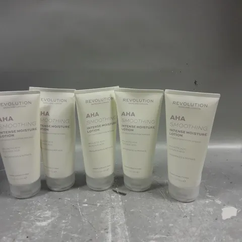 LOT OF 5 REVOLUTION SMOOTHING INTENSE MOISTURE LOTION 200ML