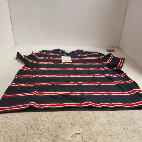 COS STRIPED TOPβ NAVY, RED & WHITE β EU XL
