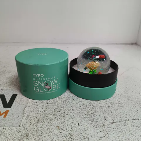 BOX OF APPROXIMATELY 30 TYPO CHRISTMAS SNOW GLOBES