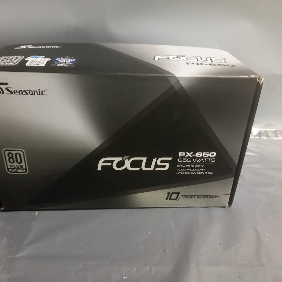 SEASONIC FOCUS PX-650 POWER SUPPLY FULLY MODULAR HYBRID FAN CONTROL