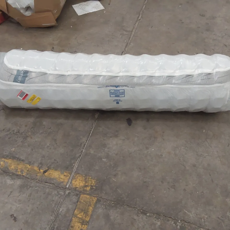 QUALITY BAGGED AND ROLLED SERENITY HYBRID TRIO MEMORY FOAM 150CM KING SIZE MATTRESS