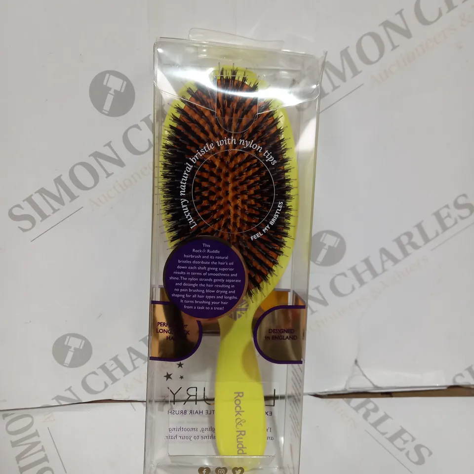 ROCK & RUDDLE LUXURY LEMON HAIRBRUSH LUXURY SIZE