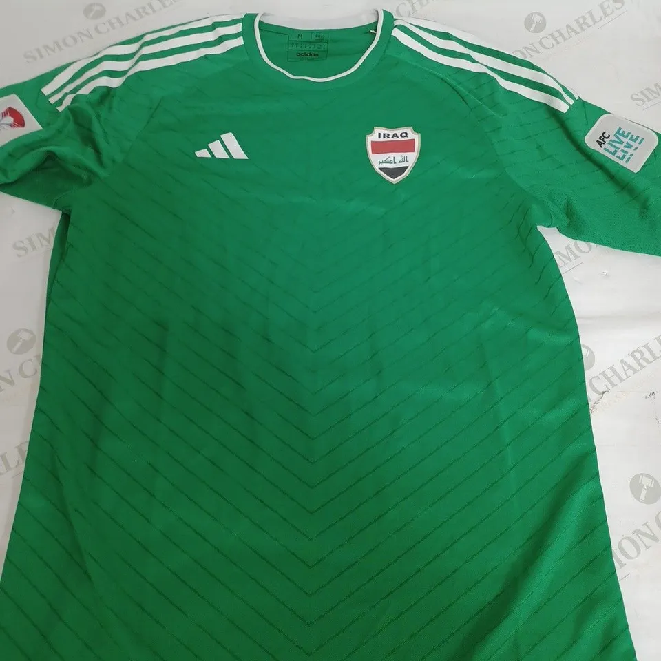 ADIDAS IRAQ FOOTBALL TEAM SHIRT - MEDIUM