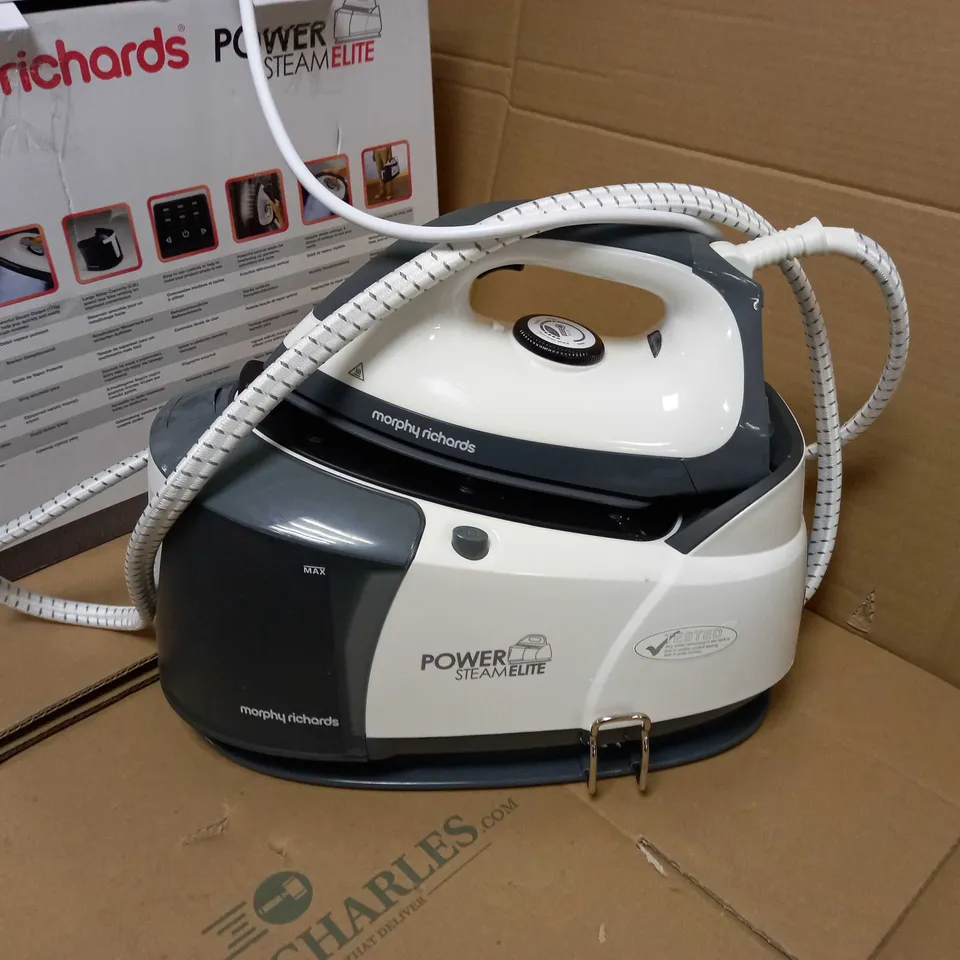 MORPHY RICHARDS POWER STEAM ELITE STEAM GENERATOR IRON GREY 