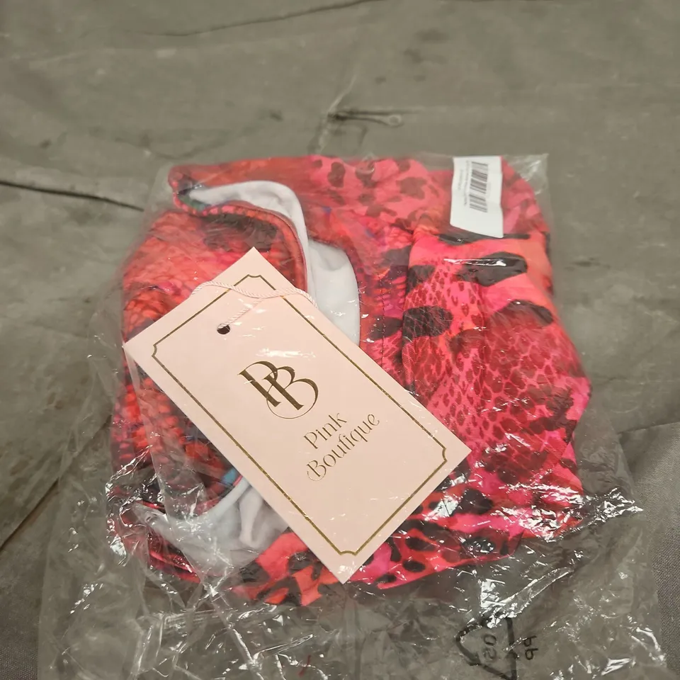 PINK BOUTIQUE ANIMAL PRINT LONG SLEEVE TOP