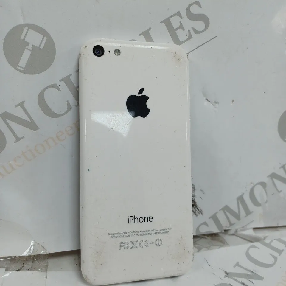 APPLE IPHONE 5C IN WHITE 
