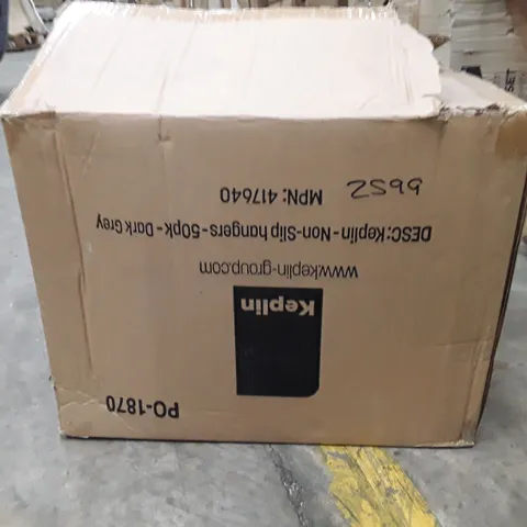 BOX TO CONTAIN 2 BOXES OF 50 PACK OF NON SLIP HANGERS 