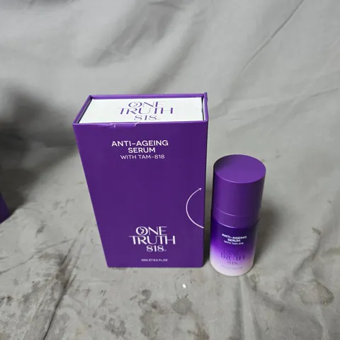 ONE TRUTH 818 ANTI AGEING SERUM WITH TAM 818 15ML BOXED