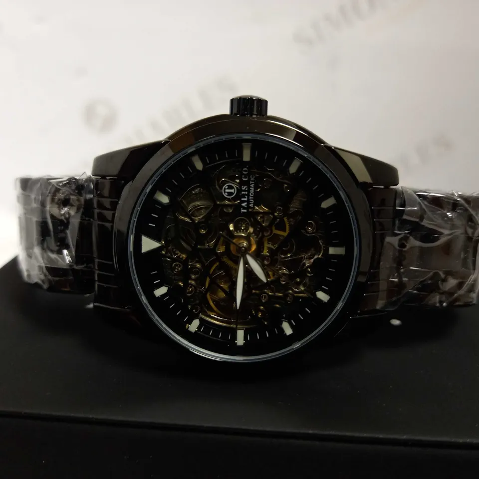 TALIS CO SKELETON DIAL BRACELET STRAP WRISTWATCH RRP £550