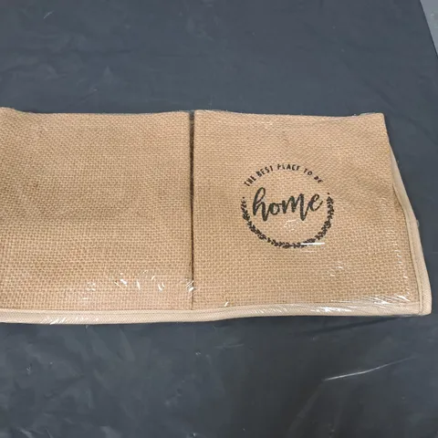 BOX OF APPROXIMATELY 46 OCEANHOME JUTE HANGING ORGANISERS